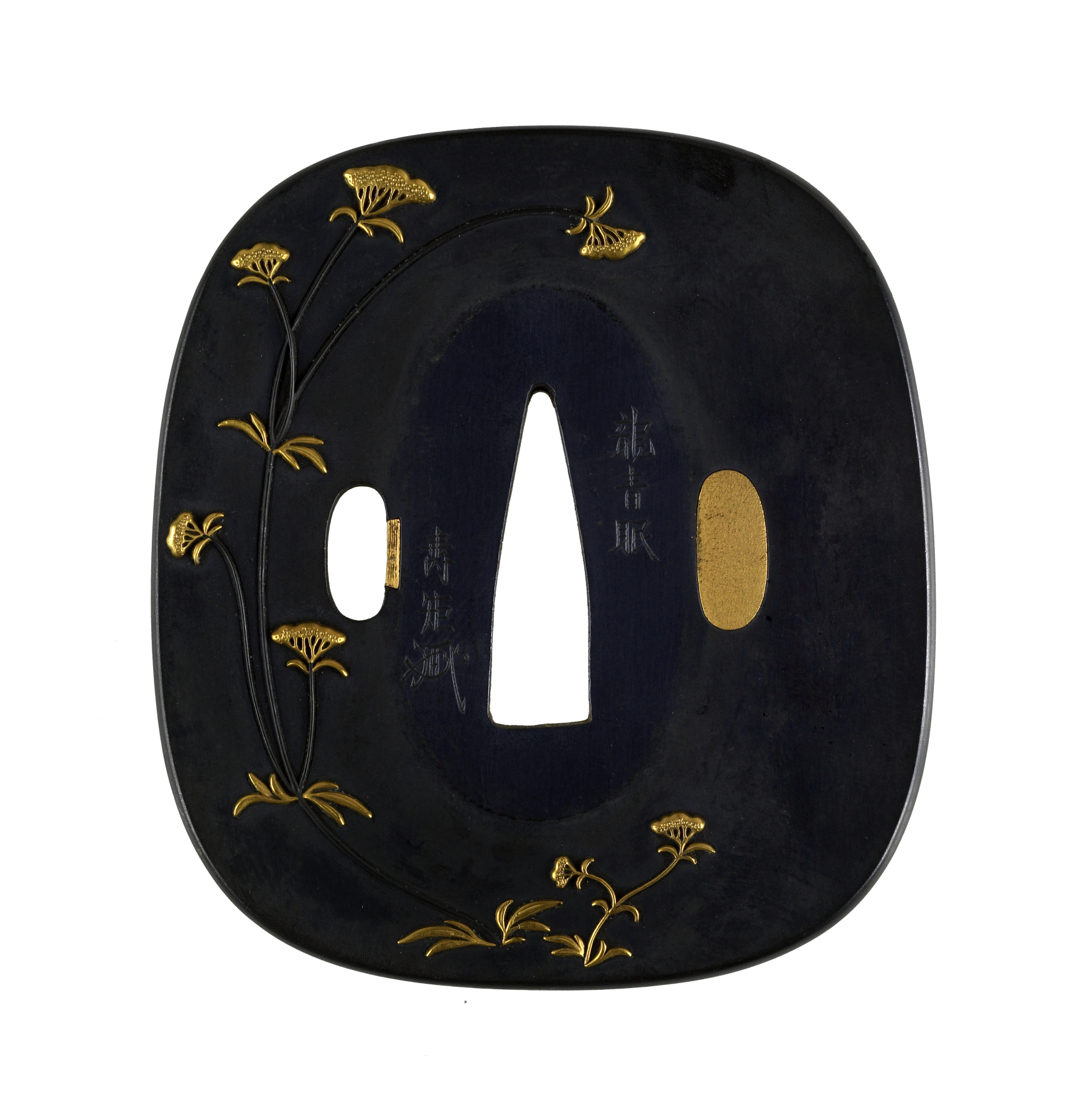 Image for Tsuba with Autumn Grasses