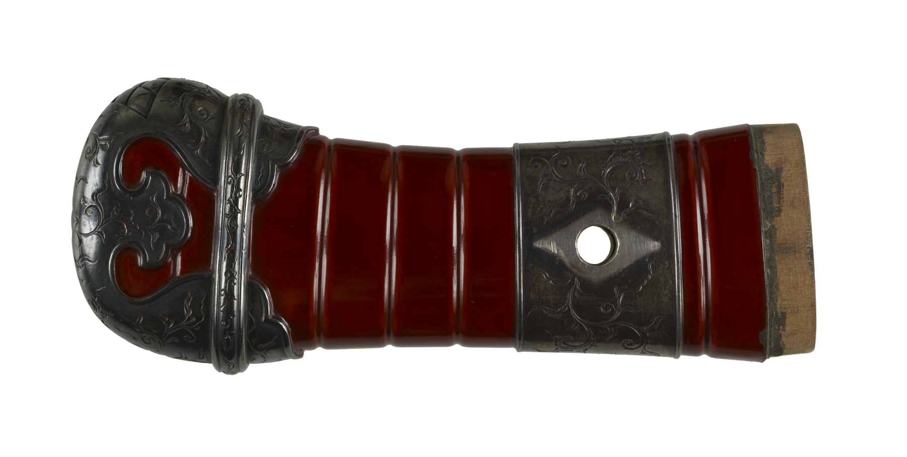 Image for Tsuka with Floral Scroll and Diamond Crests