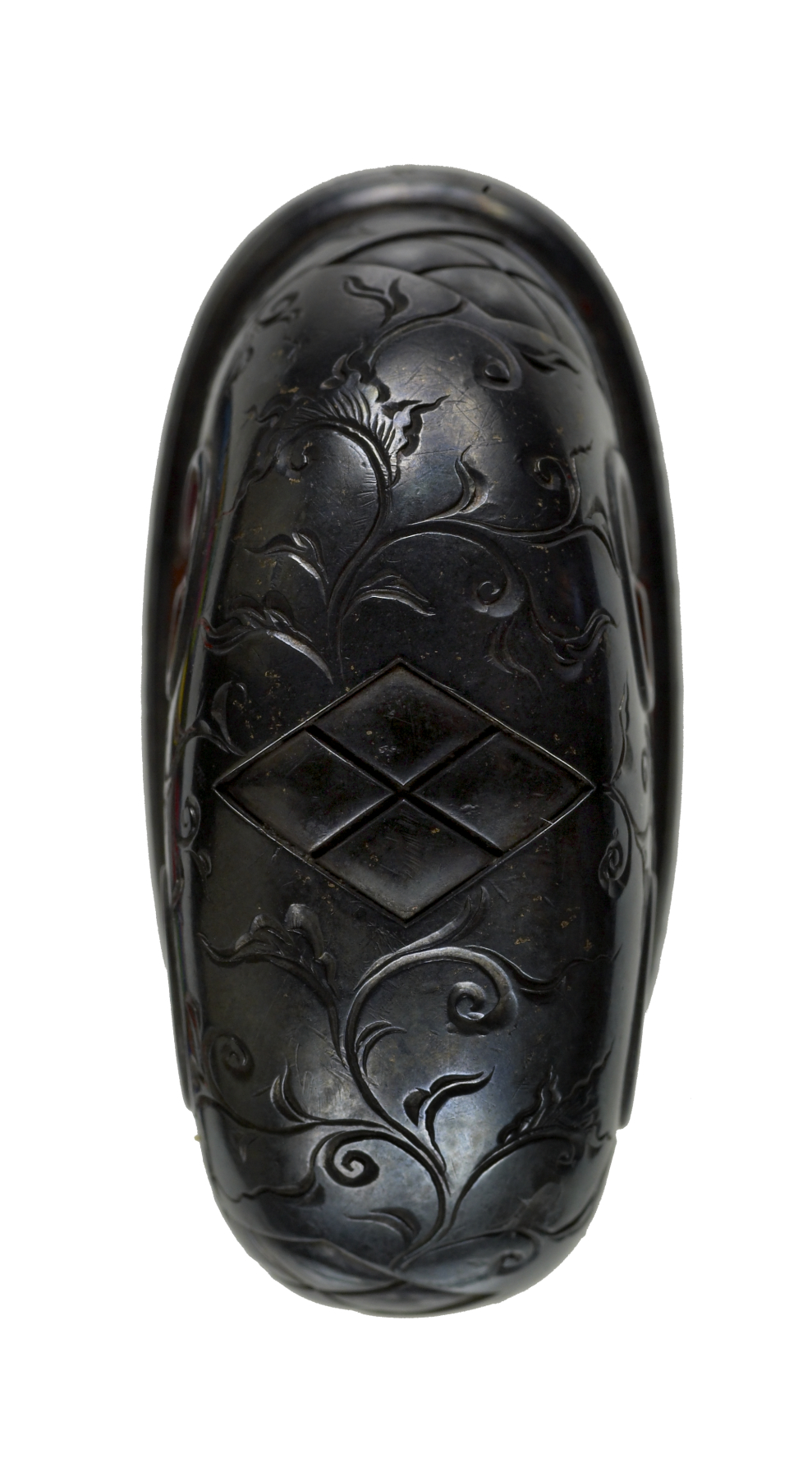 Image for Tsuka with Floral Scroll and Diamond Crests