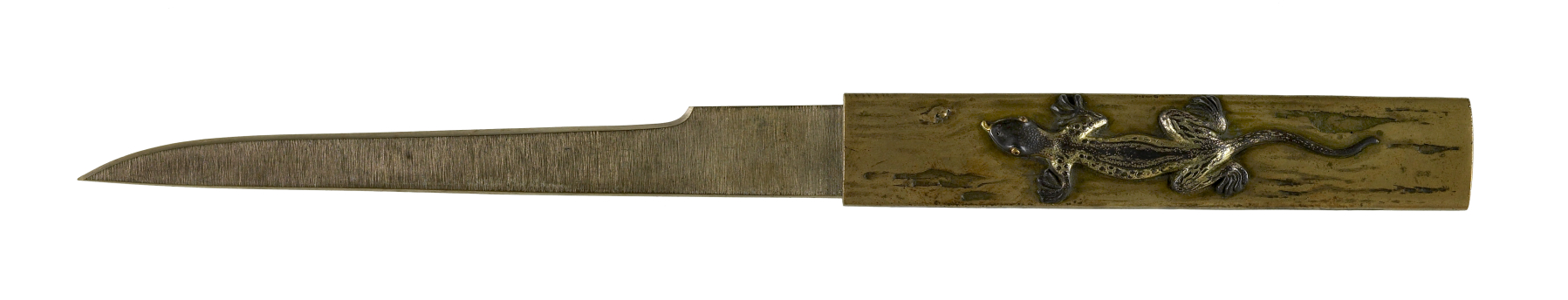 Image for Kozuka with Lizard and Orchids