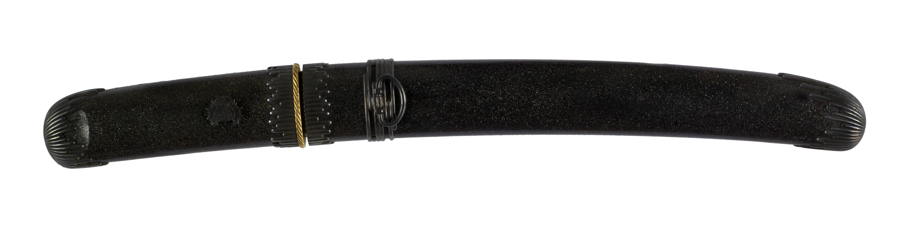 Image for Small dagger (aikuchi) with lacquer and mother-of-pearl dust saya and silver mounts (includes 51.1275.1)