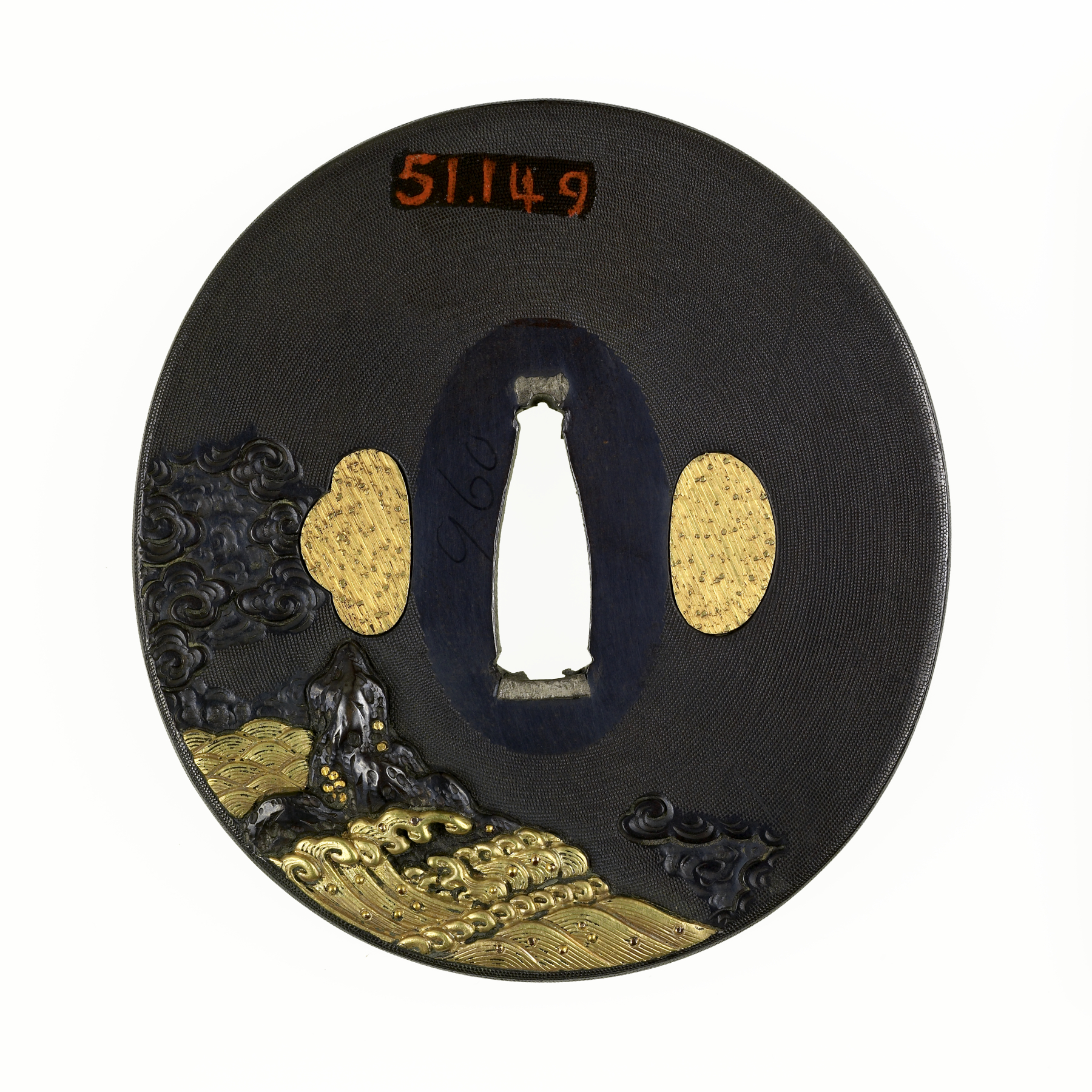 Image for Tsuba with the Dragon King's Gifts to Hidesato