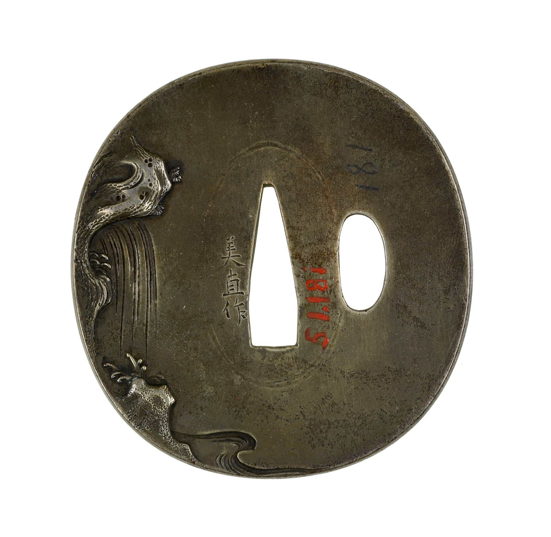 Image for Tsuba with an Immortal with His Tiger