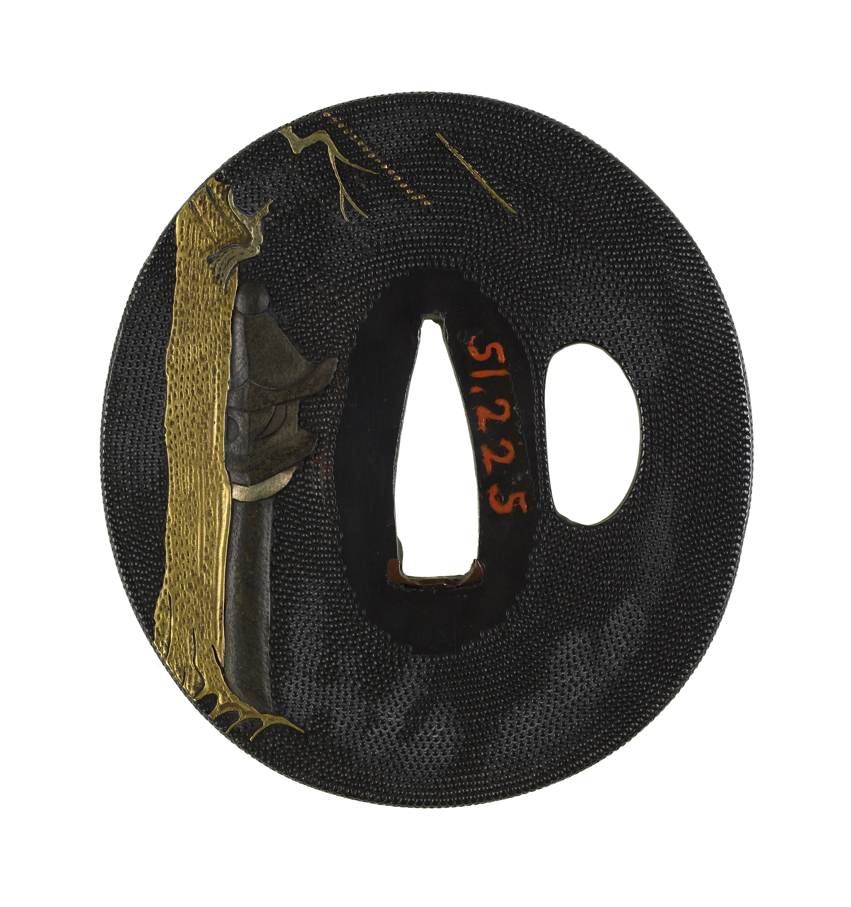 Image for Tsuba with the Oil Monk