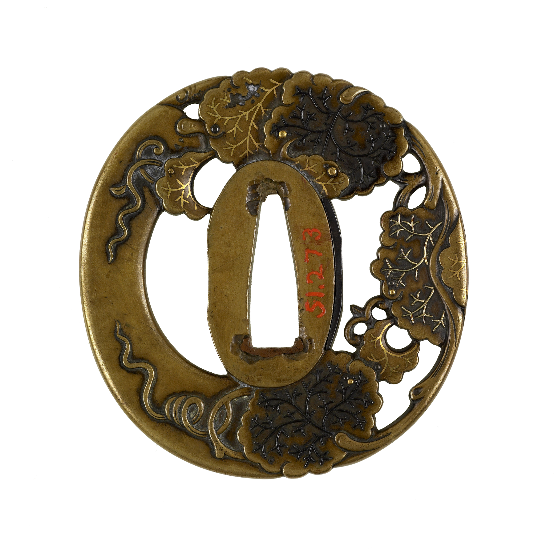 Image for Tsuba with a Gourd on a Vine