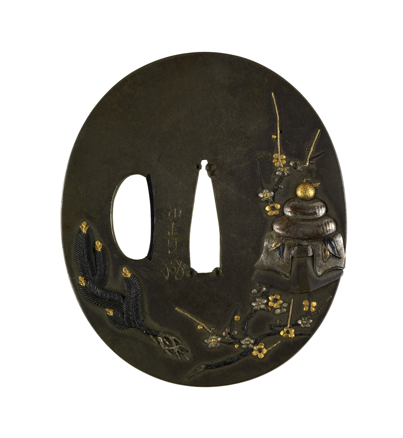Image for Tsuba with New Year's Decorations