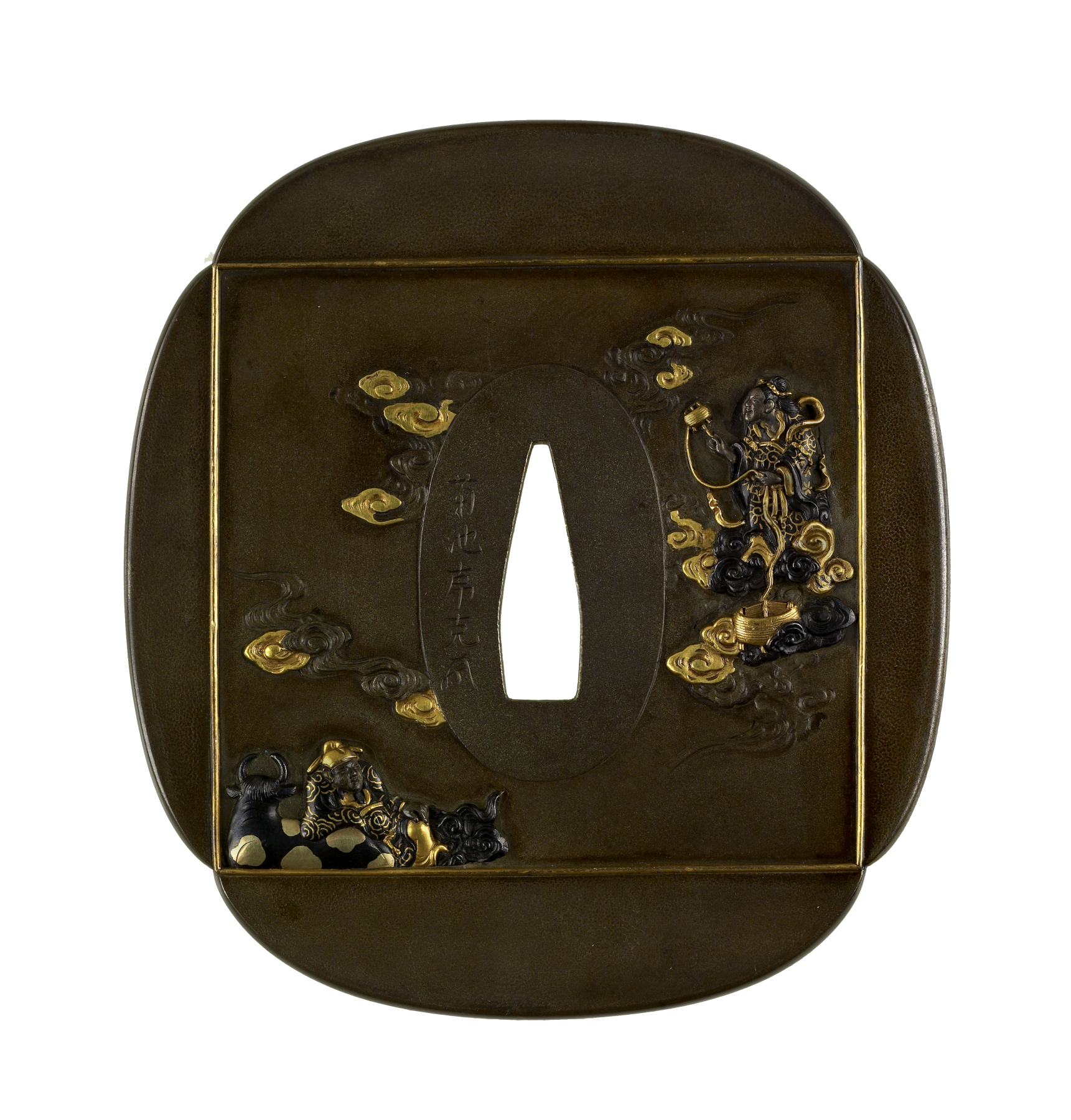 Image for Tsuba with Tanabata Festival Decorations
