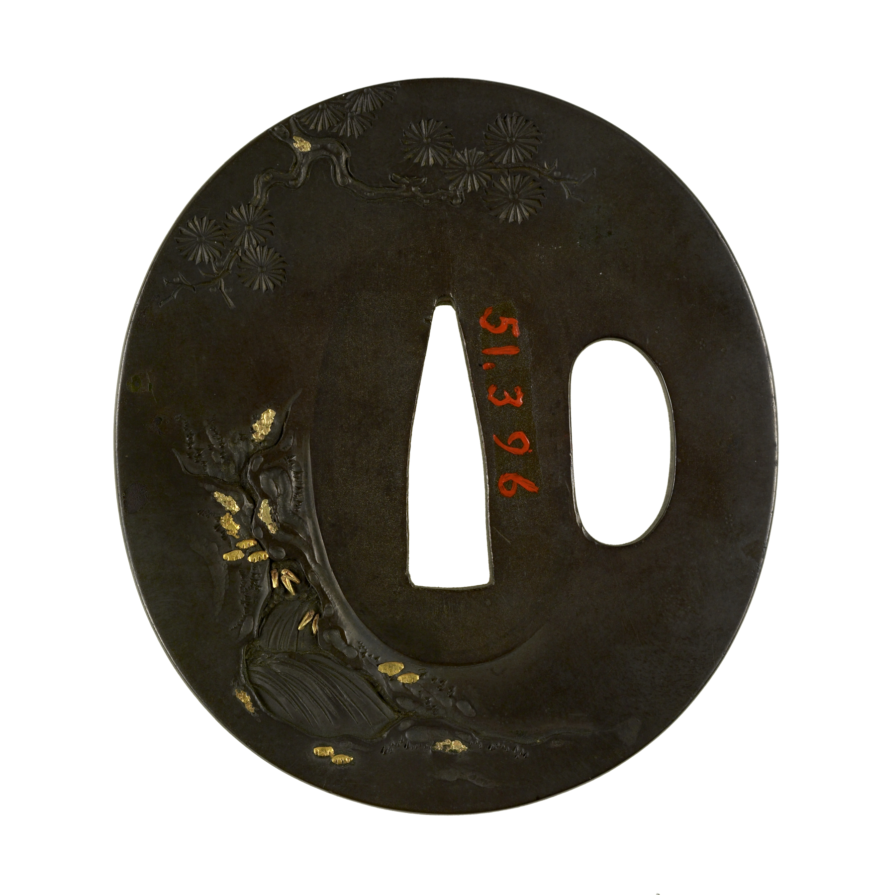 Image for Tsuba with Shoko Reading a Book by Moonlight