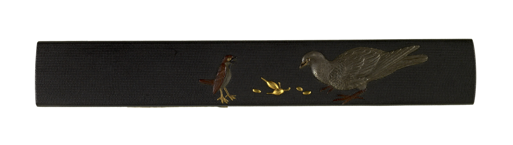 Image for Kozuka with a Sparrow and a Pigeon