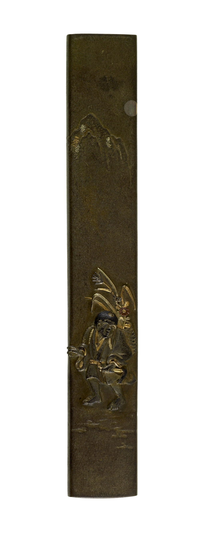 Image for Kozuka with a Man Gathering Autumn Grasses