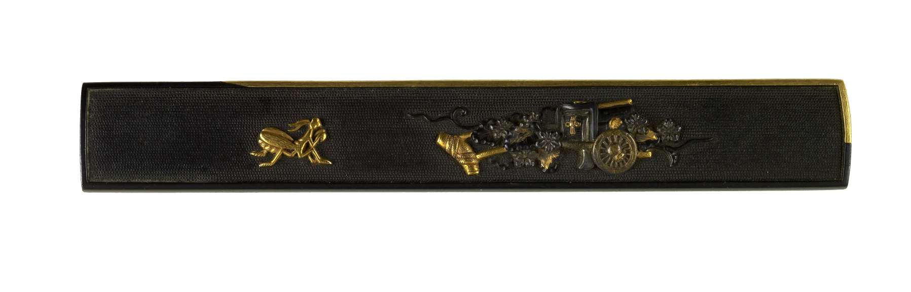 Image for Kozuka with Flower Cart with a Praying Mantis