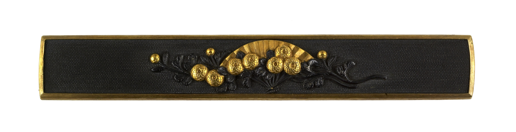 Image for Kozuka with Fan and Chrysanthemums