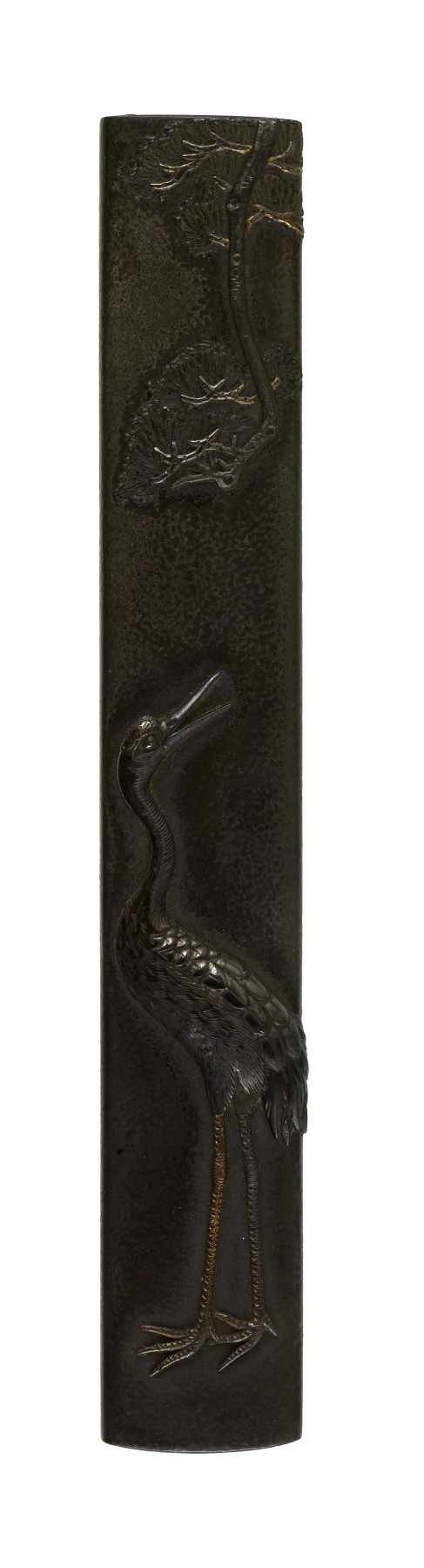 Image for Kozuka with a Crane under a Pine Tree Branch