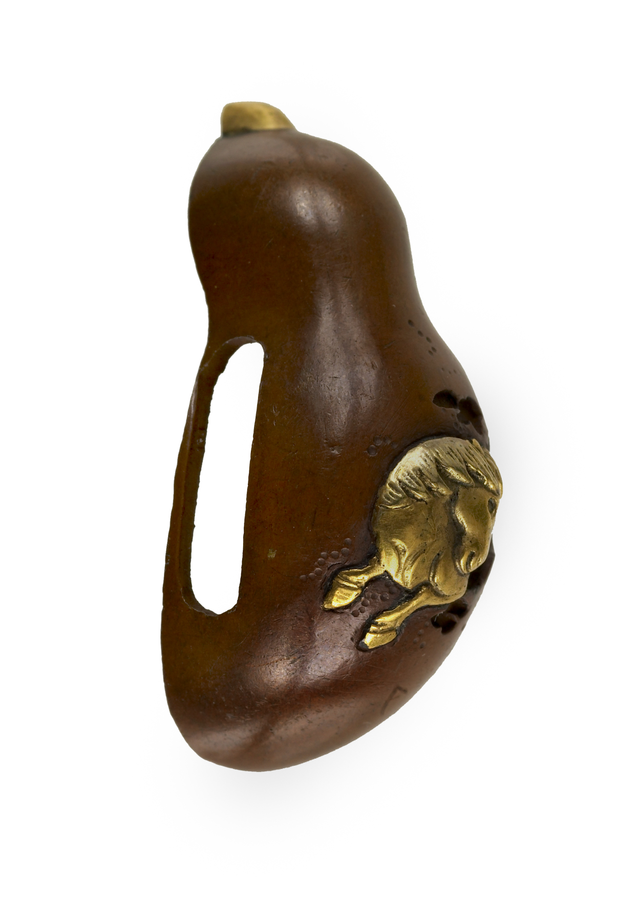 Image for Kashira with a Gourd and a Horse