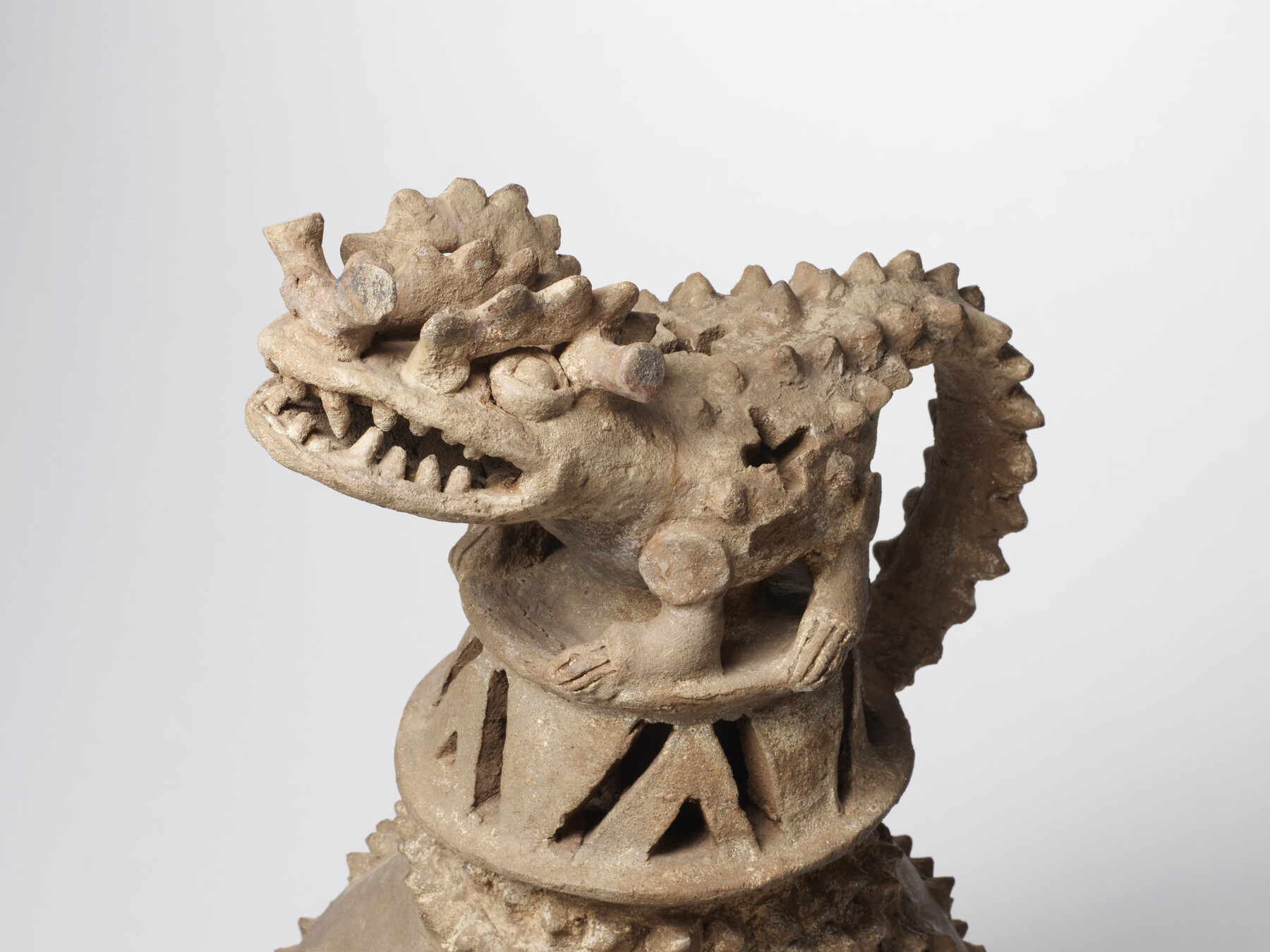 Image for Crocodile Effigy Incense Burner