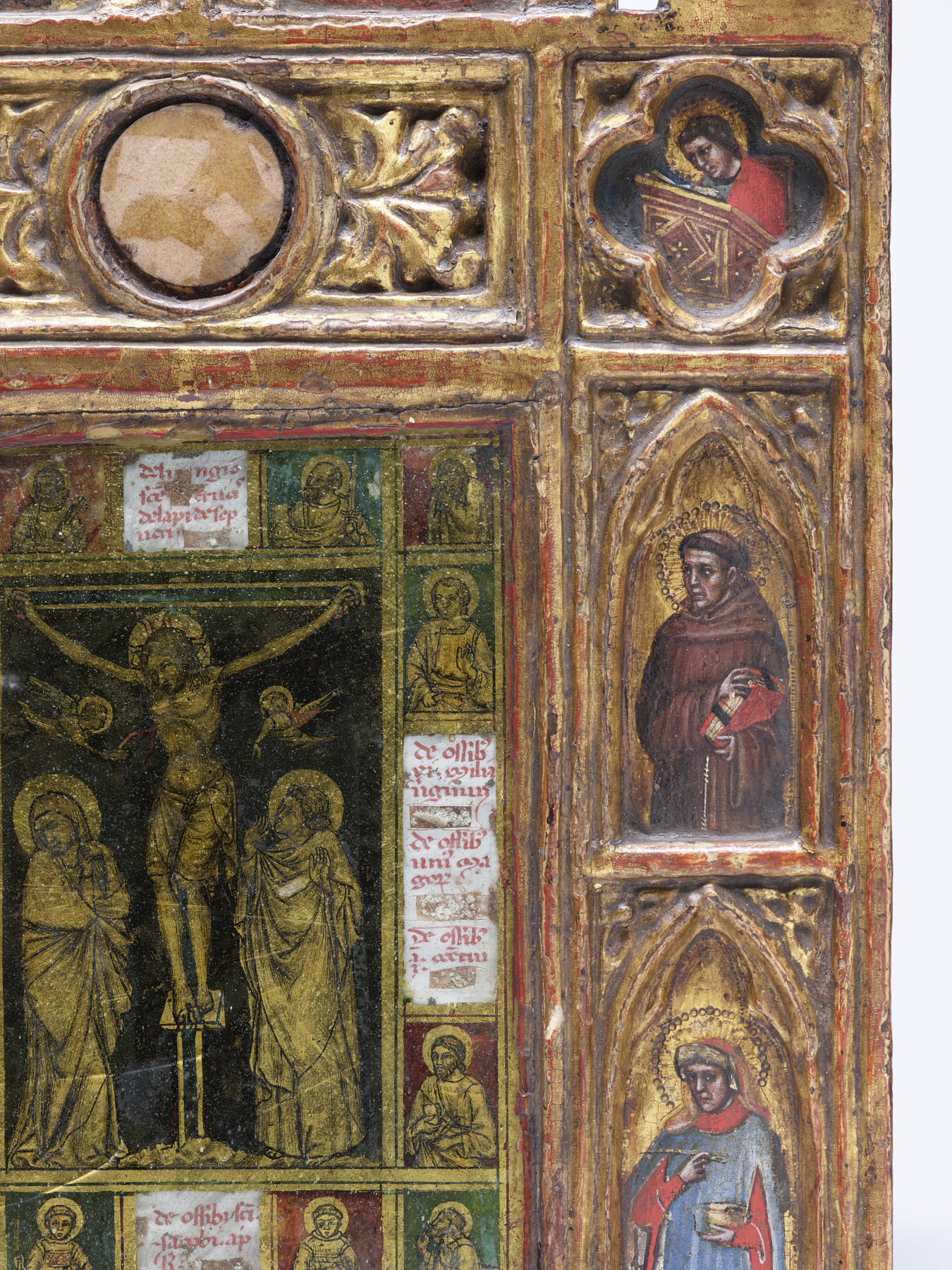 Image for Wing of a Reliquary Diptych with the Crucifixion and Saints