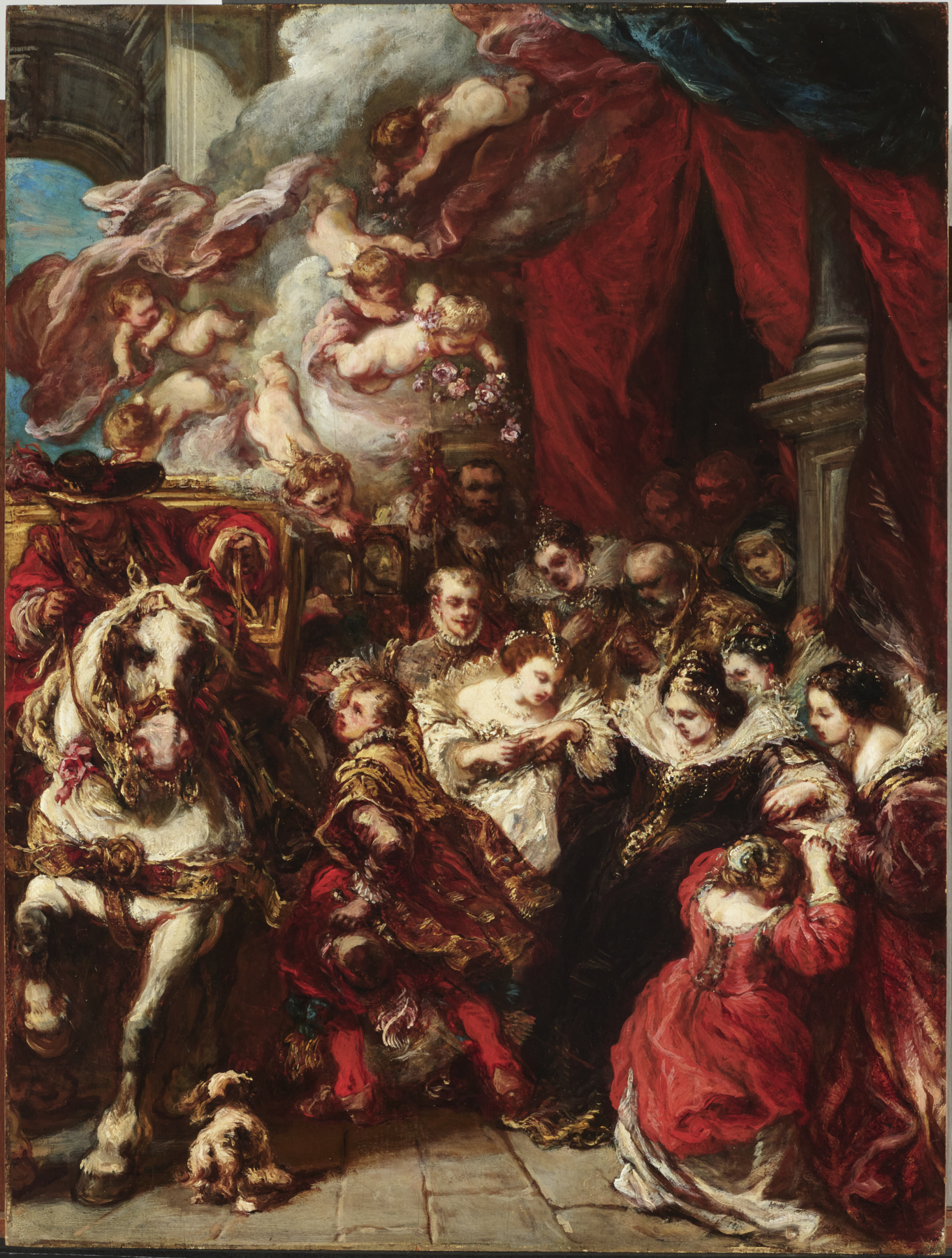 Image for The Departure of Elisabeth of France for Spain