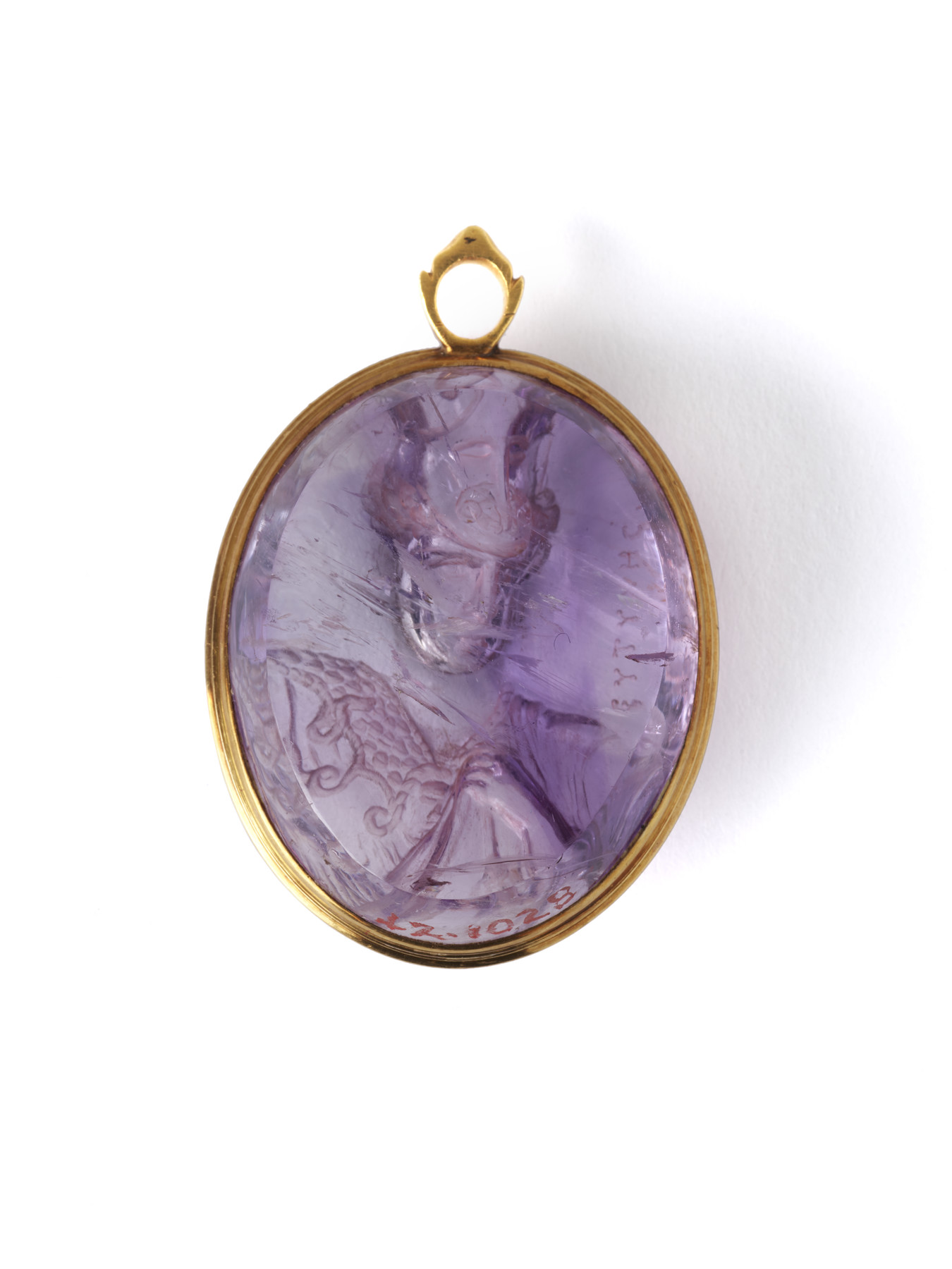 Image for Pendant with an Intaglio of Pallas Athena