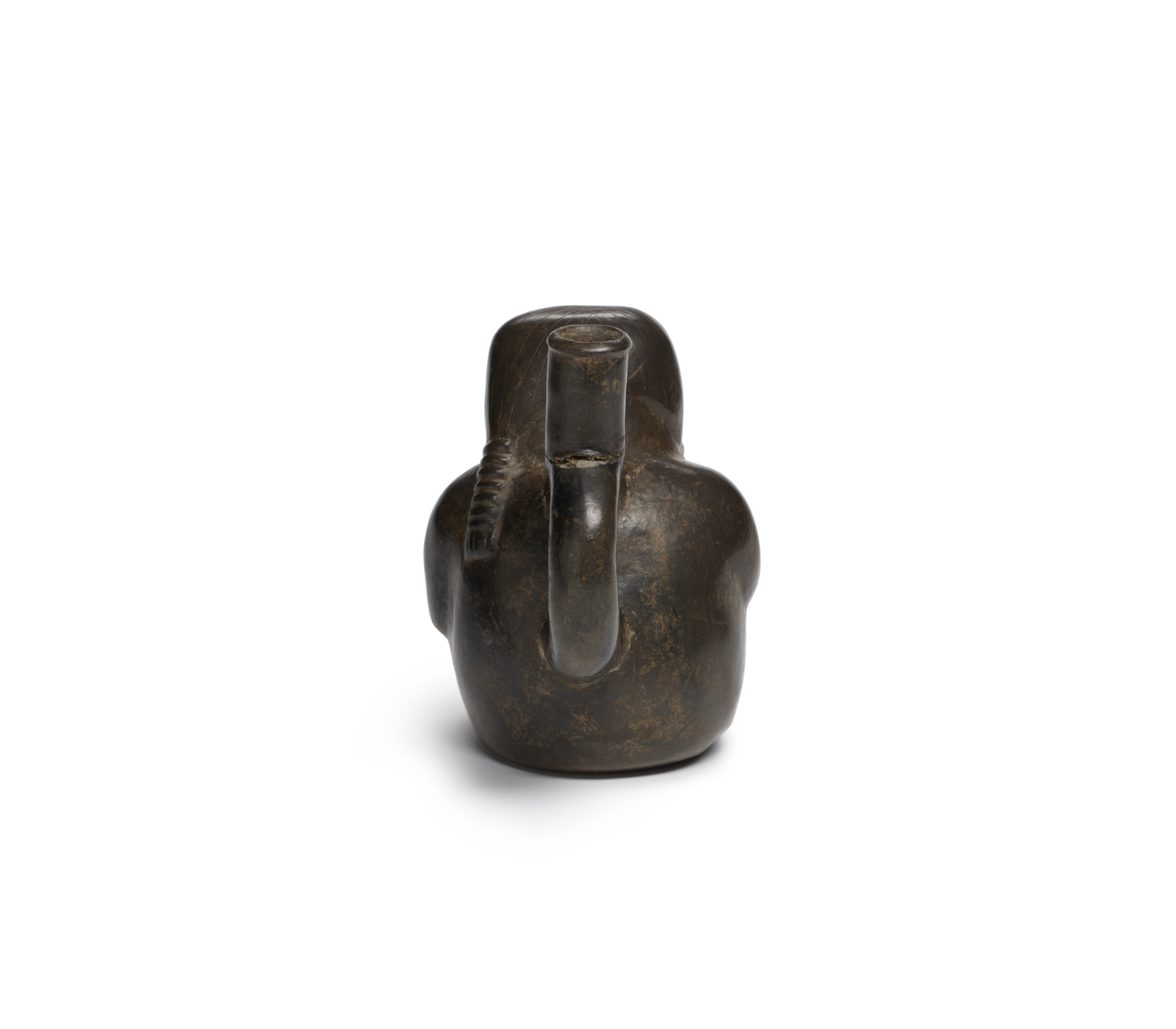 Image for Jug in the shape of a seated mother holding a child