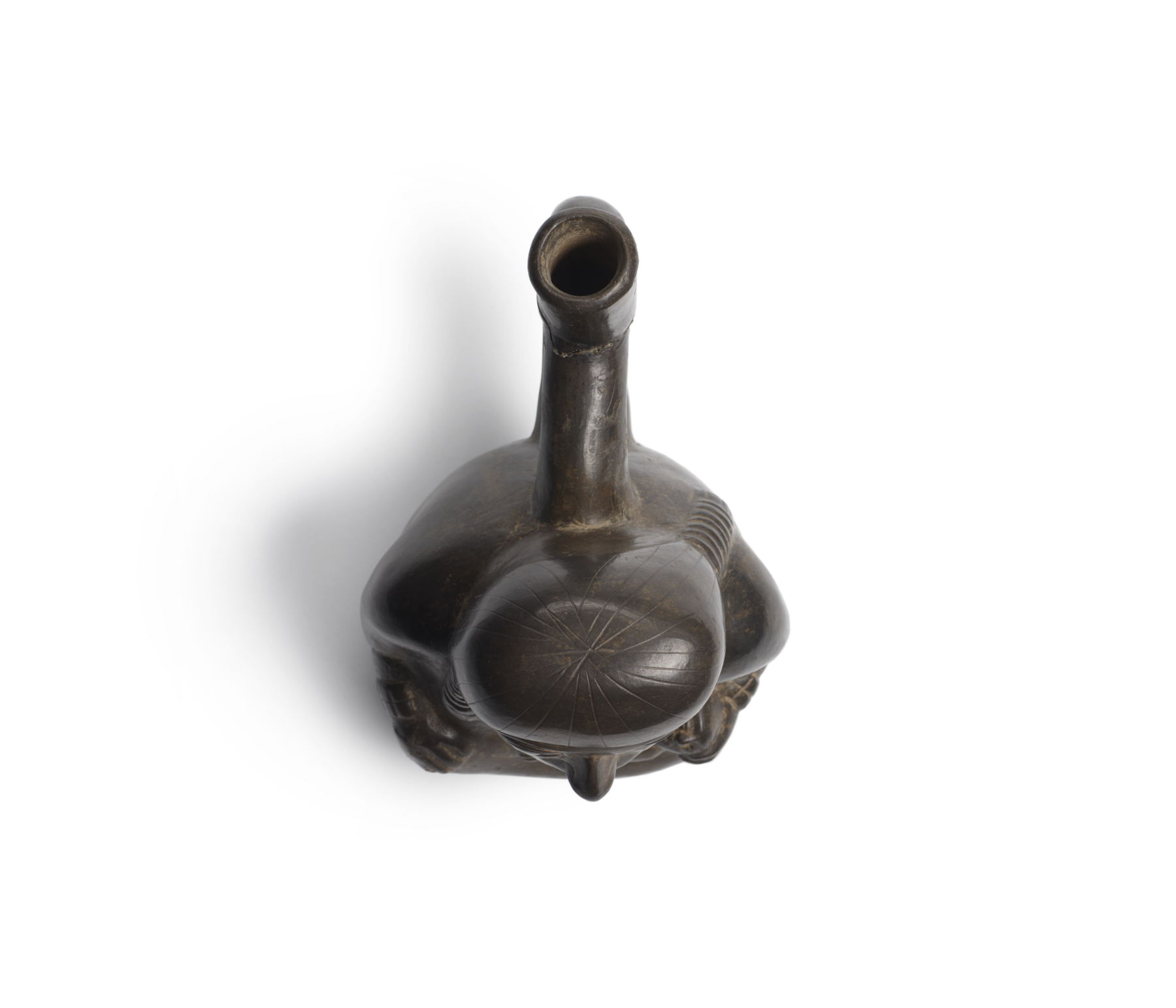 Image for Jug in the shape of a seated mother holding a child