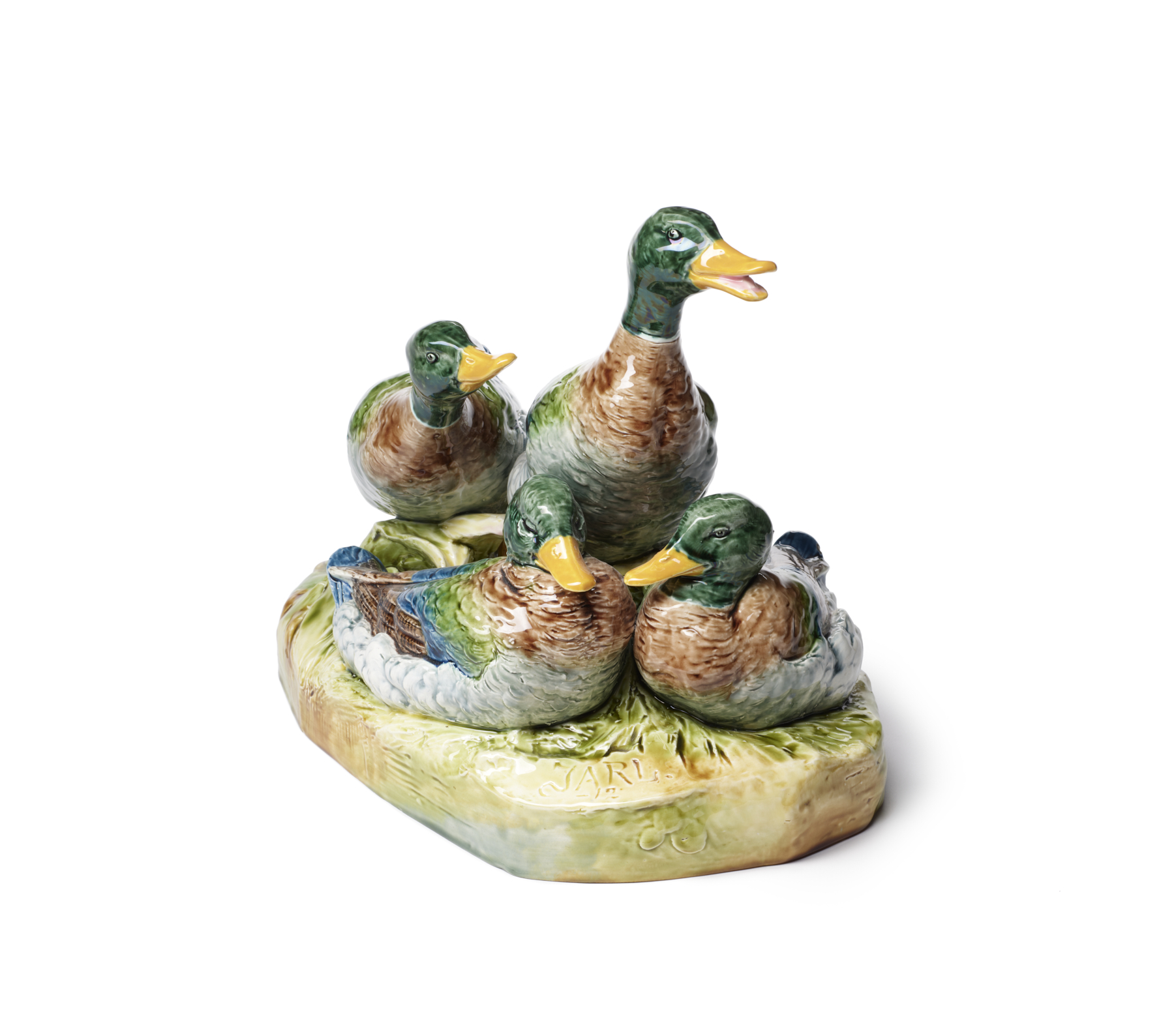 Image for Figural Group of Four Mallard Ducks