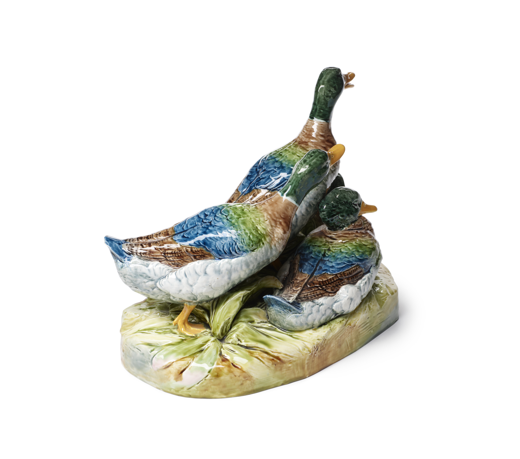 Image for Figural Group of Four Mallard Ducks