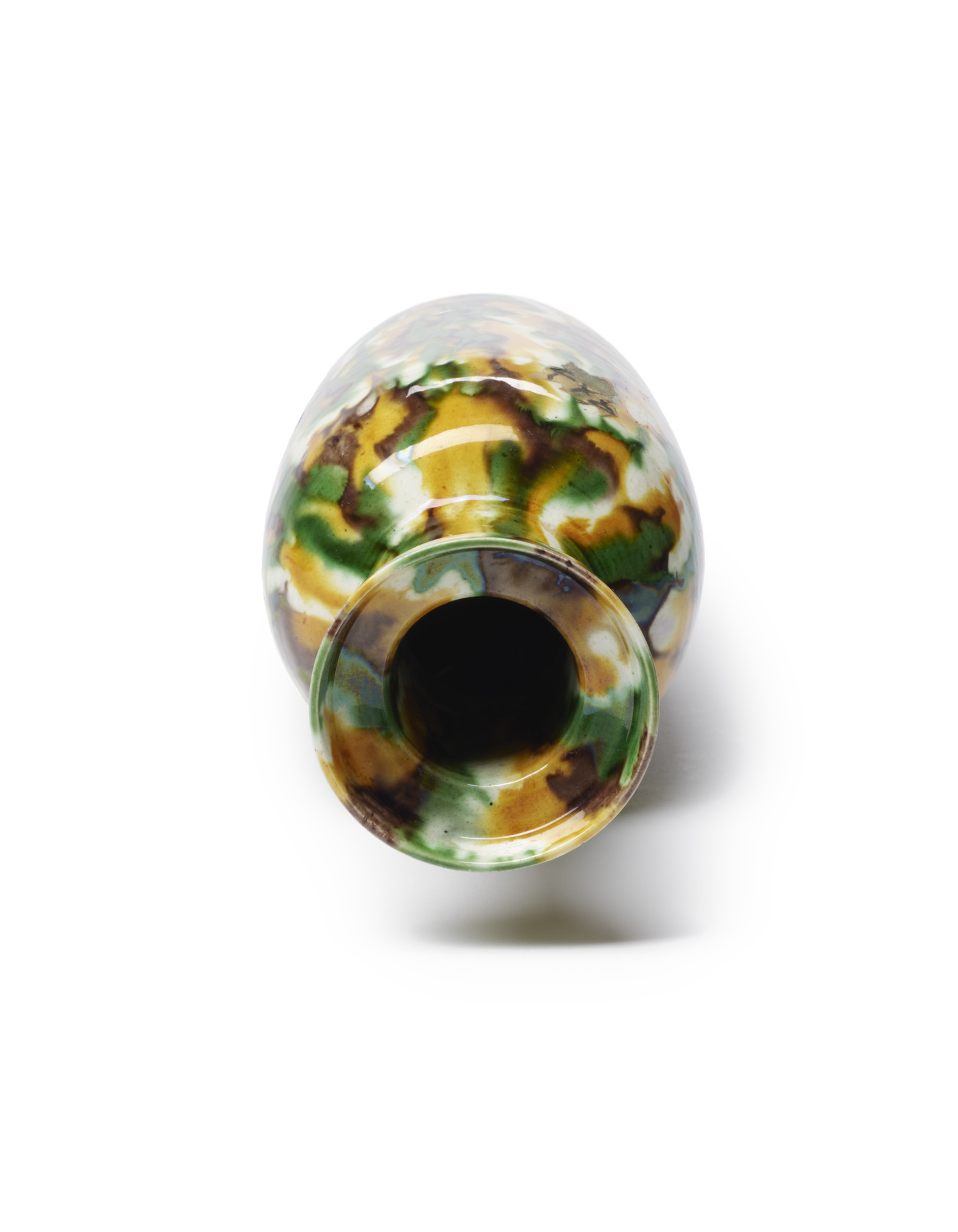 Image for Vase with Tiger Skin Glaze Pattern