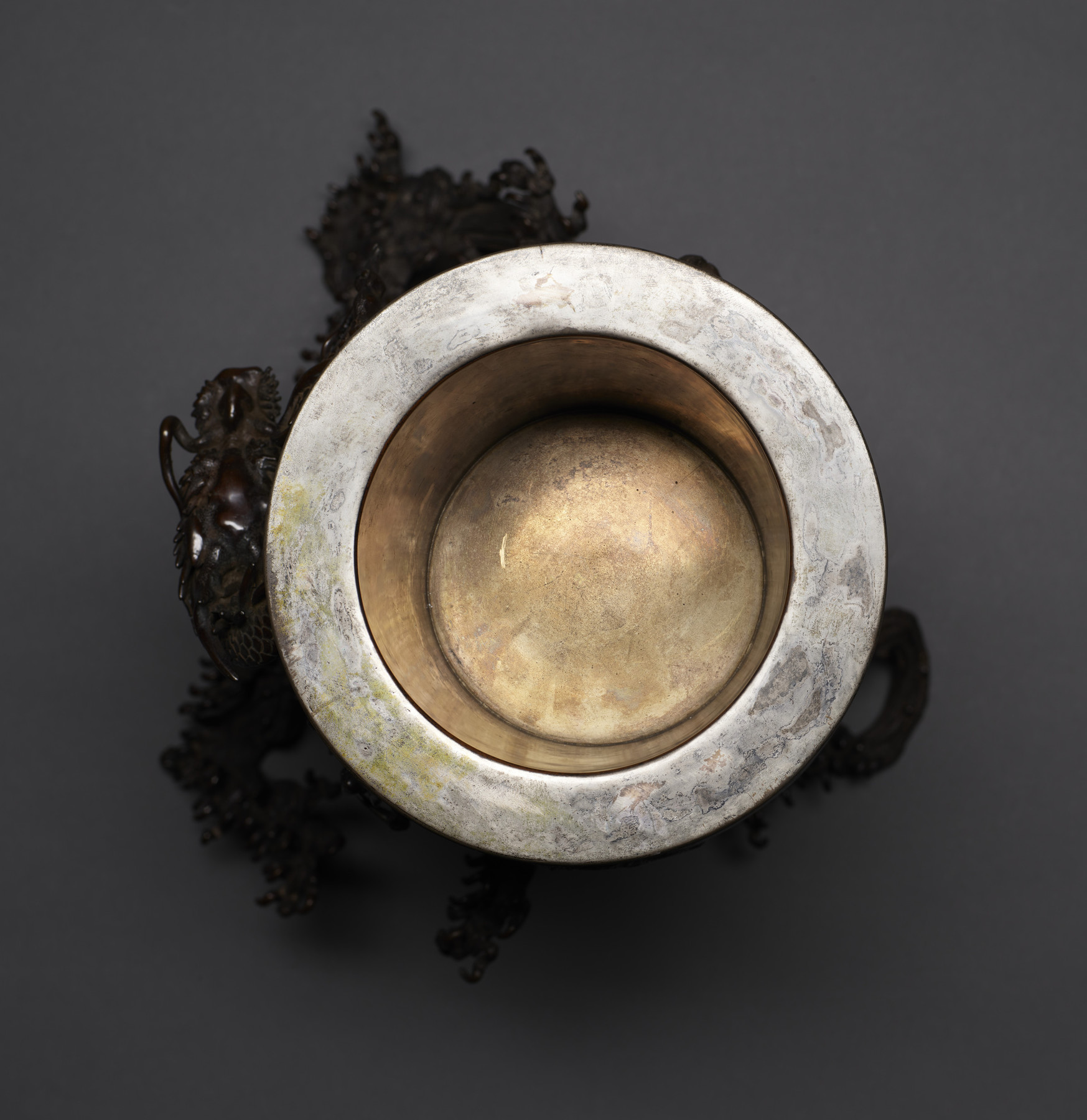 Image for Flower Jar with a Dragon Rising from the Waves