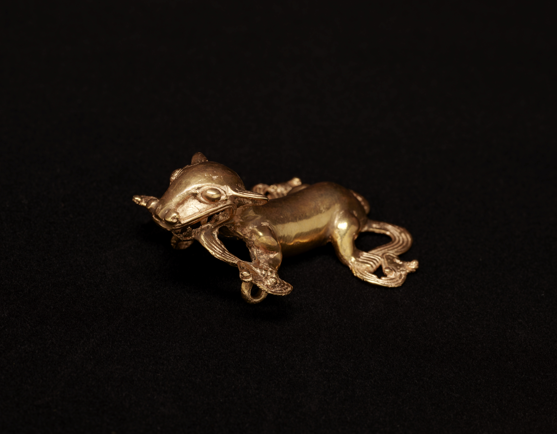 Image for Pendant of Jaguar with Two Double-Headed Snakes