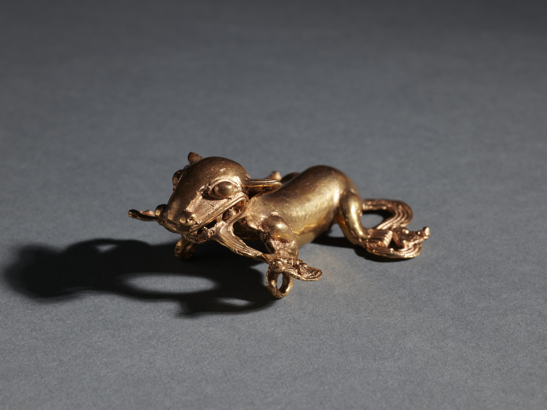 Image for Pendant of Jaguar with Two Double-Headed Snakes