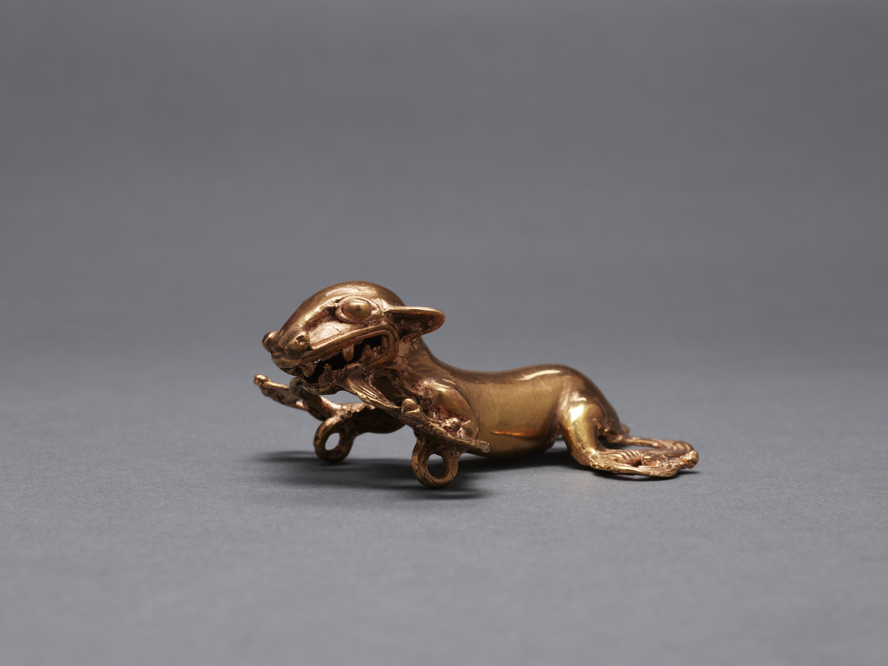 Image for Pendant of Jaguar with Two Double-Headed Snakes