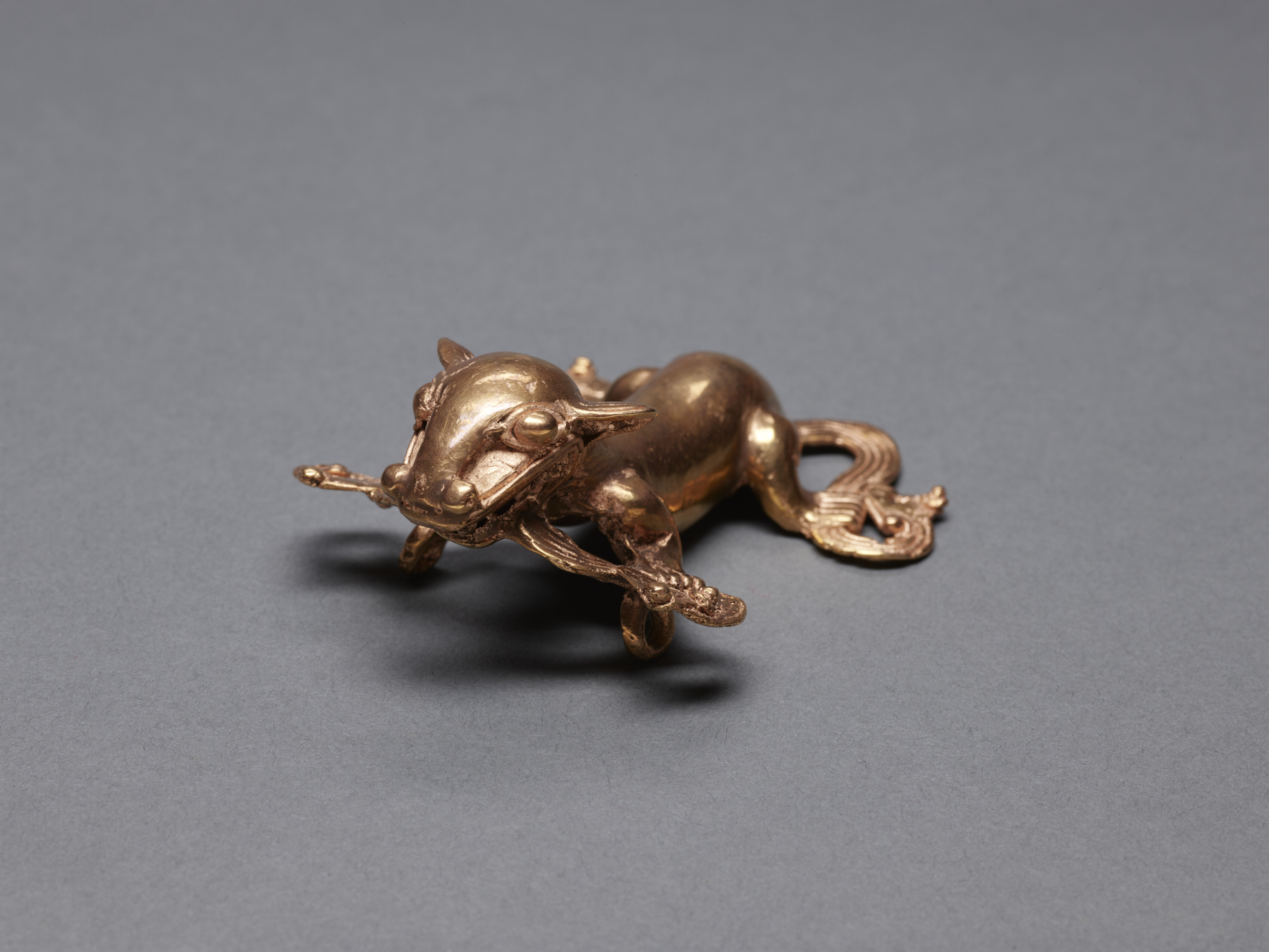 Image for Pendant of Jaguar with Two Double-Headed Snakes