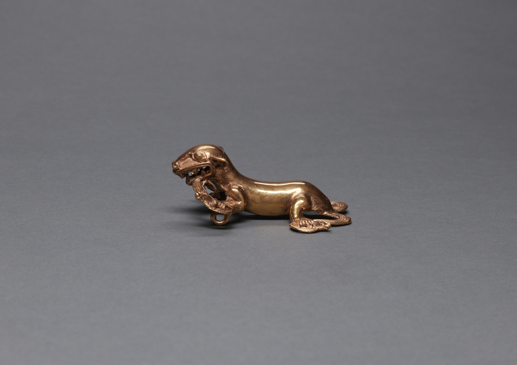 Image for Pendant of Jaguar with Two Double-Headed Snakes
