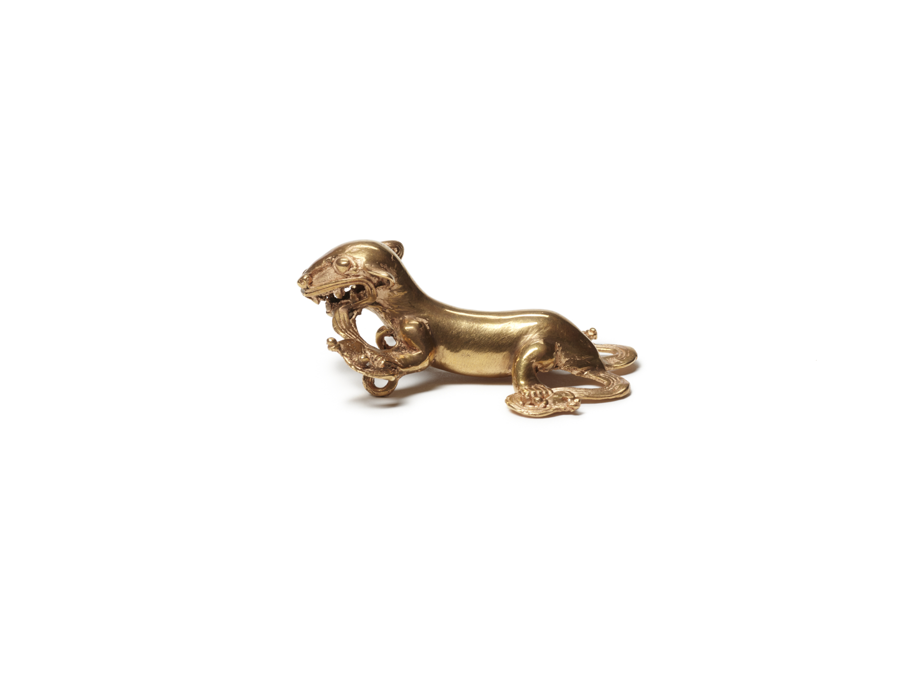 Image for Pendant of Jaguar with Two Double-Headed Snakes