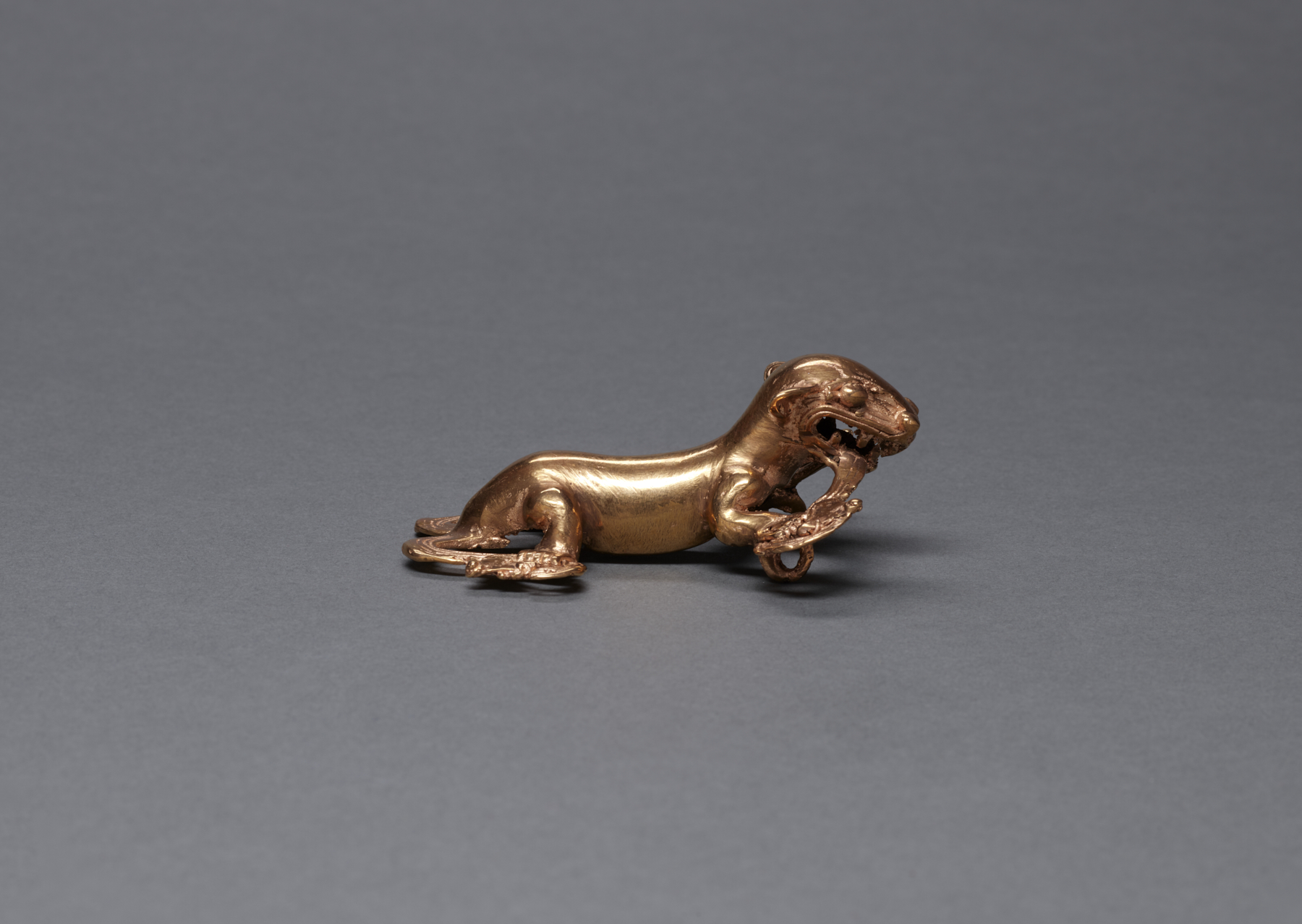 Image for Pendant of Jaguar with Two Double-Headed Snakes