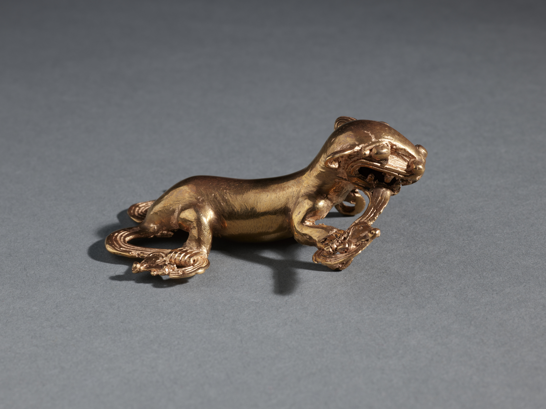 Image for Pendant of Jaguar with Two Double-Headed Snakes