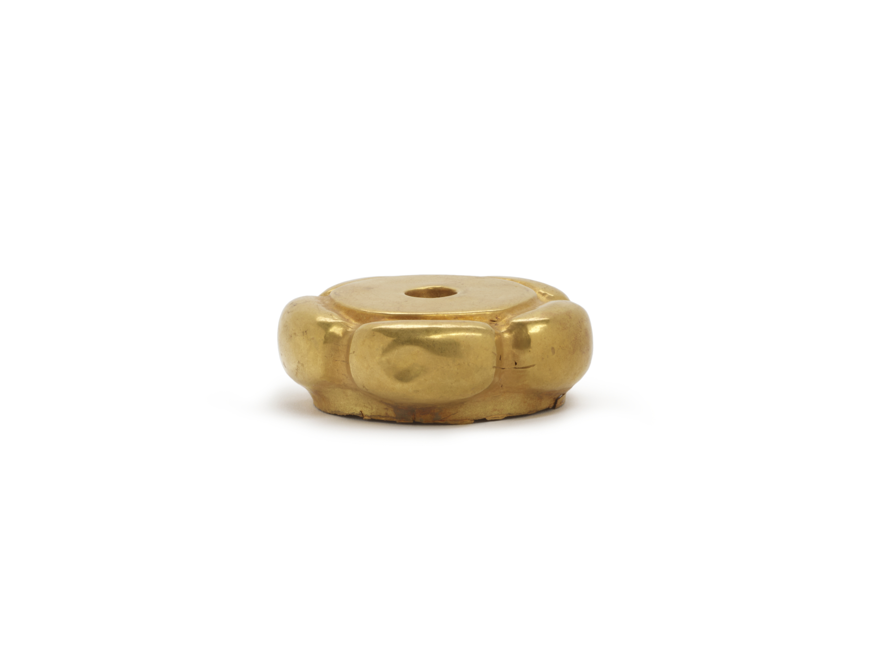 Image for Knob-shaped ornament; CENTER HOLE W. 5 LOBES