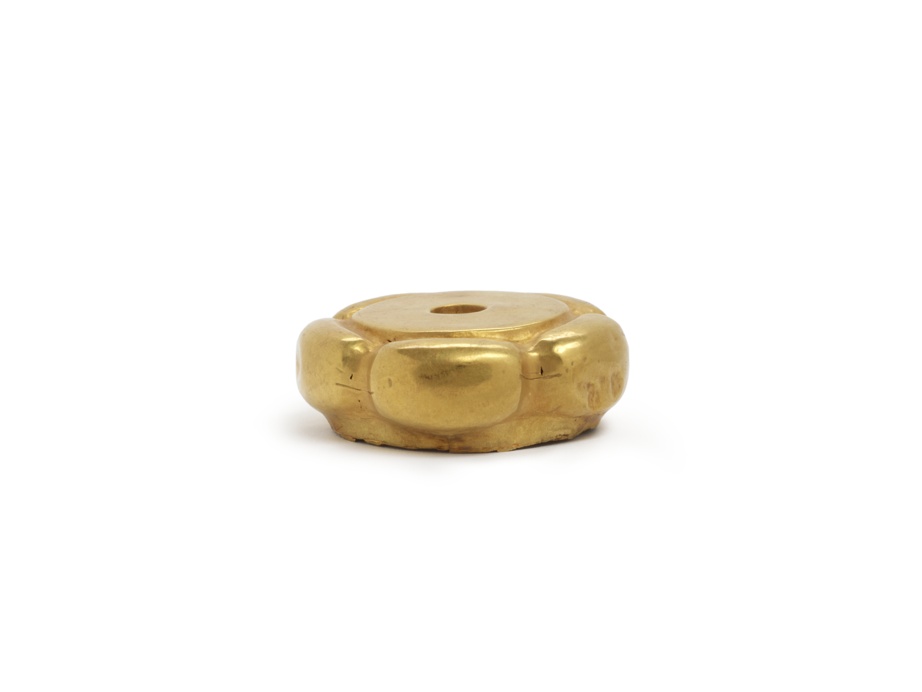 Image for Knob-shaped ornament; CENTER HOLE W. 5 LOBES