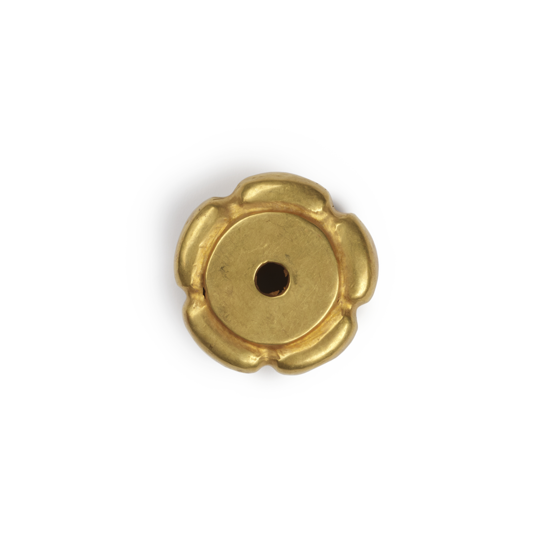 Image for Knob-shaped ornament; CENTER HOLE W. 5 LOBES