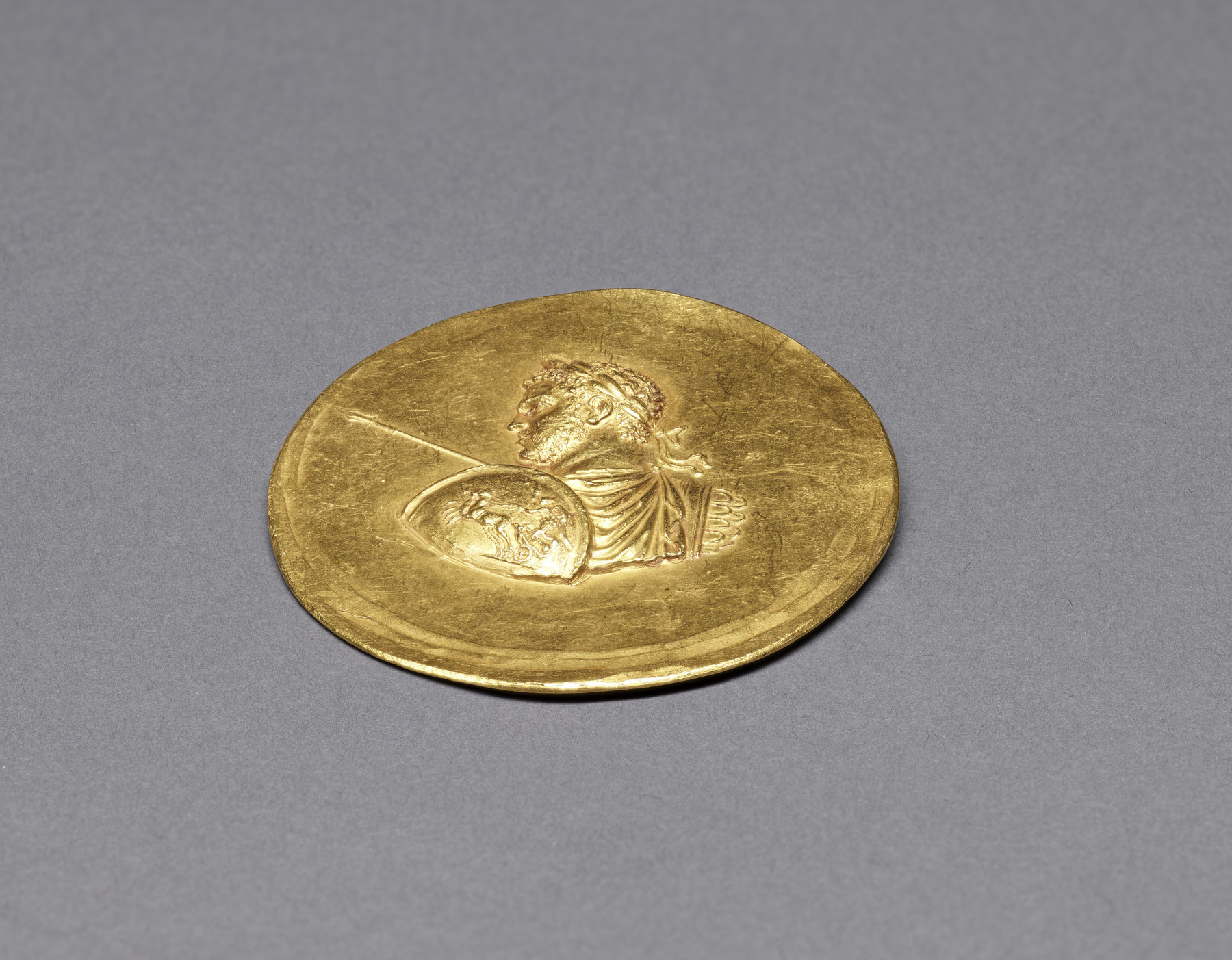 Image for Medallion with Roman Emperor Caracalla