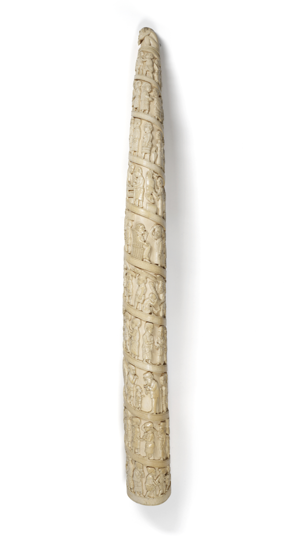 Image for Elephant Tusk with Scenes of African life