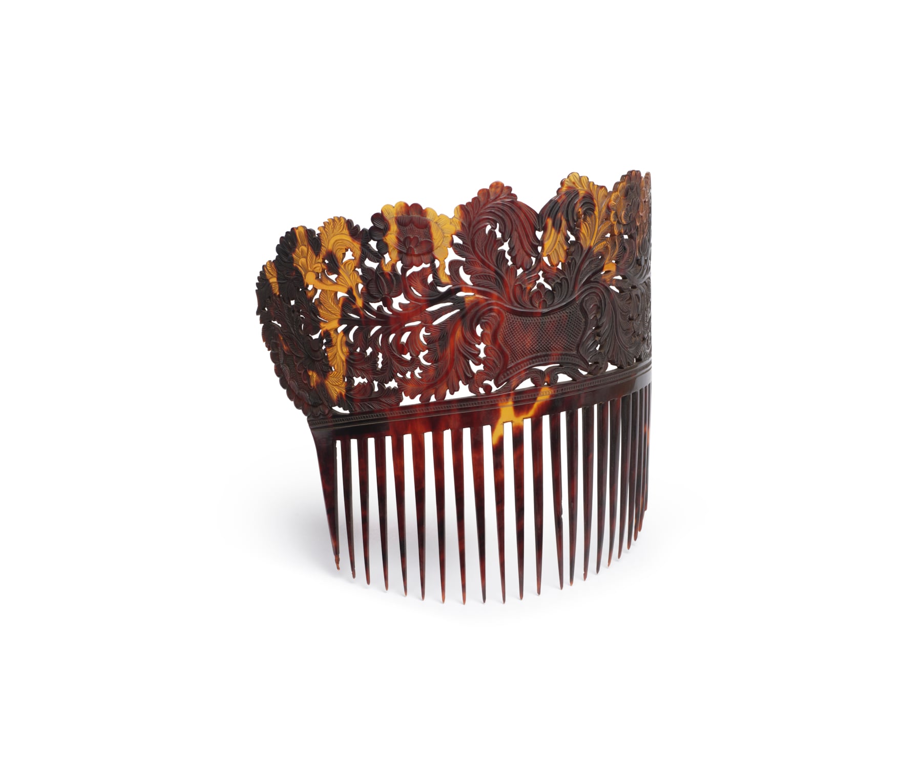 Image for Hair Comb with Design of Floral Sprays