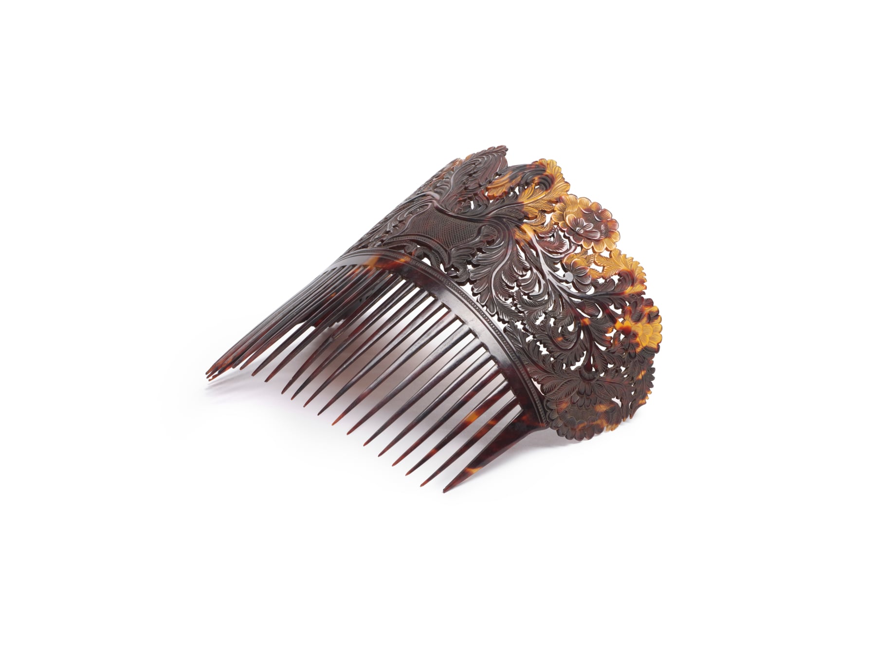 Image for Hair Comb with Design of Floral Sprays