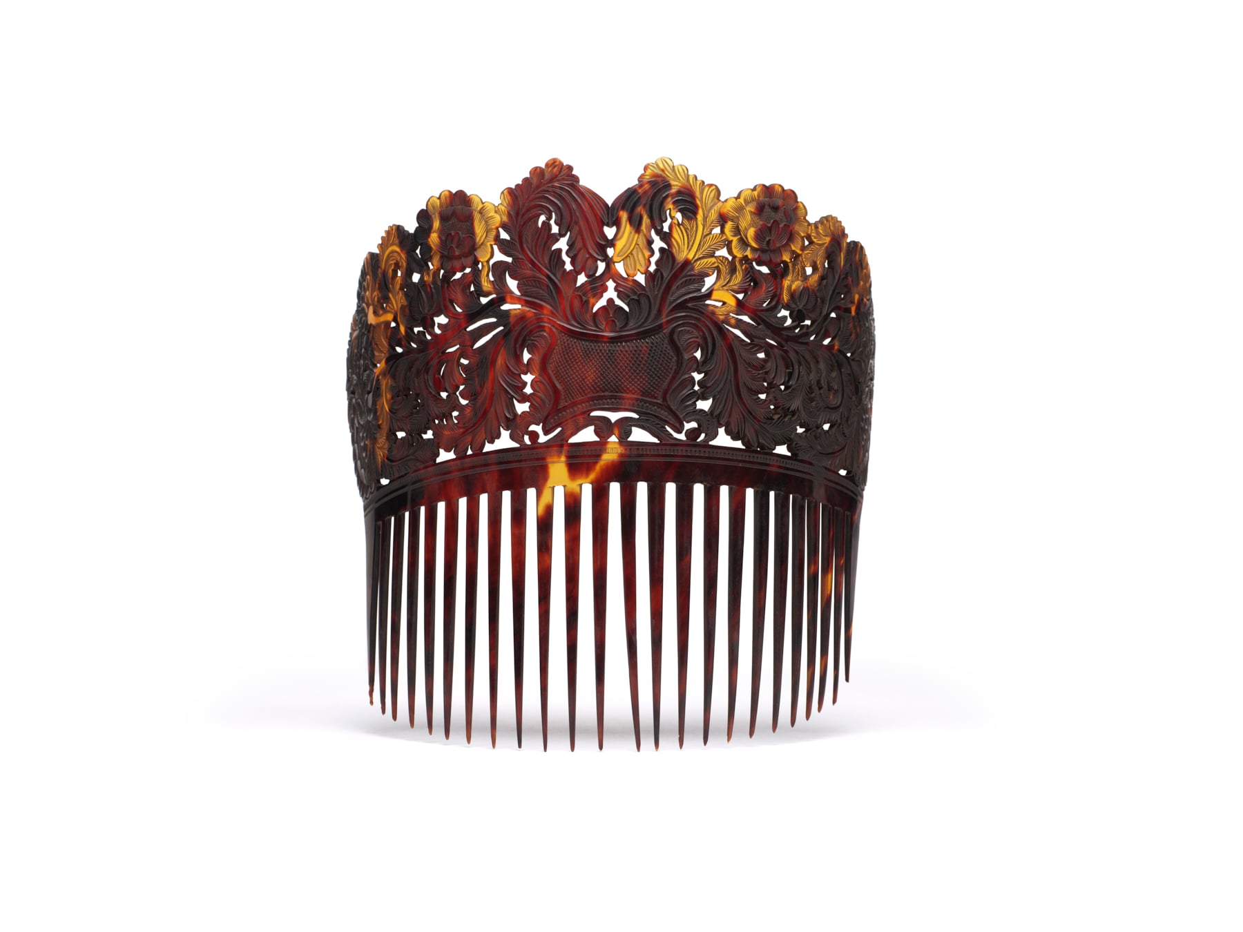 Image for Hair Comb with Design of Floral Sprays