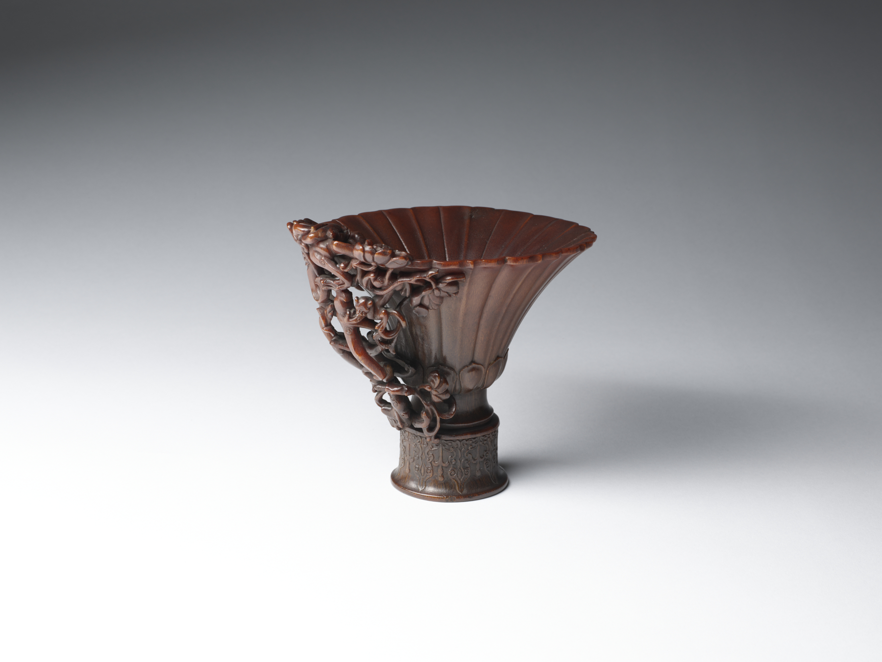 Image for Footed Cup in the Shape of a Lotus