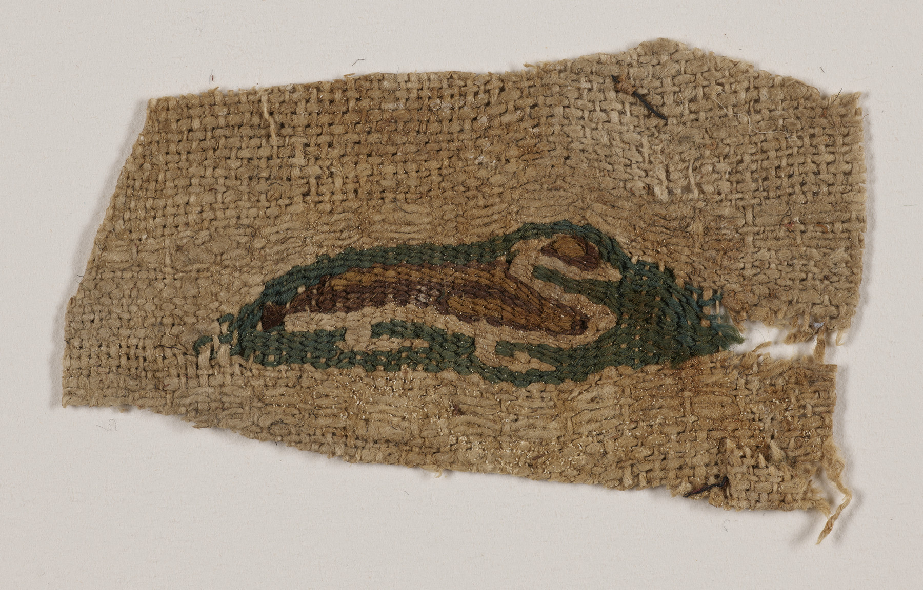 Image for Fragment with a tapestry woven duck