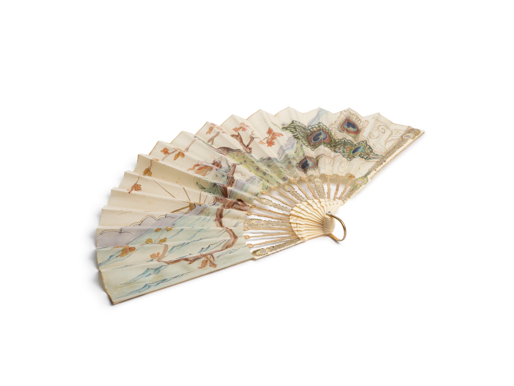 Image for Fan with Painted Decoration