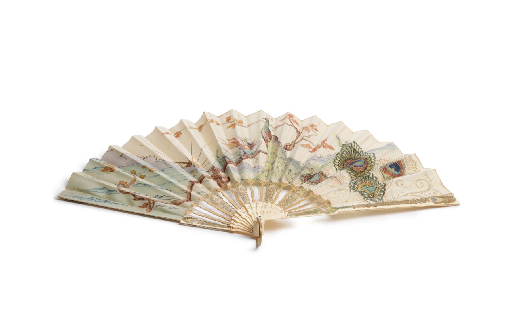 Image for Fan with Painted Decoration