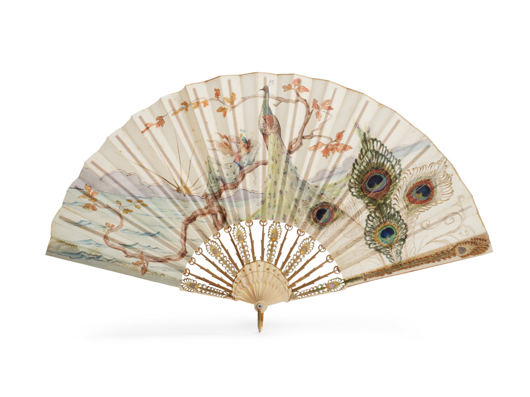 Image for Fan with Painted Decoration