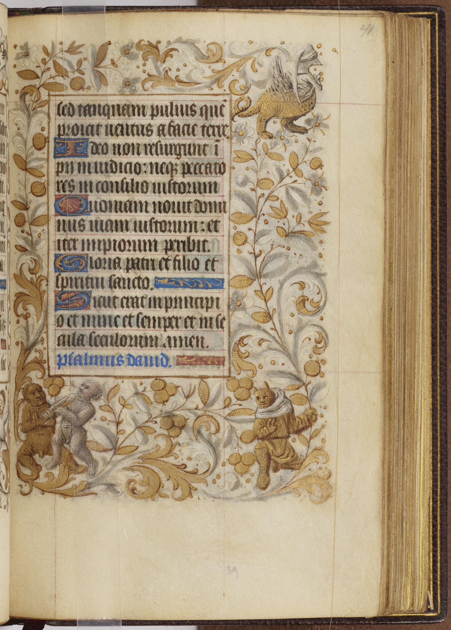 Image for Illum.borders;drolleries,grotesques;gold